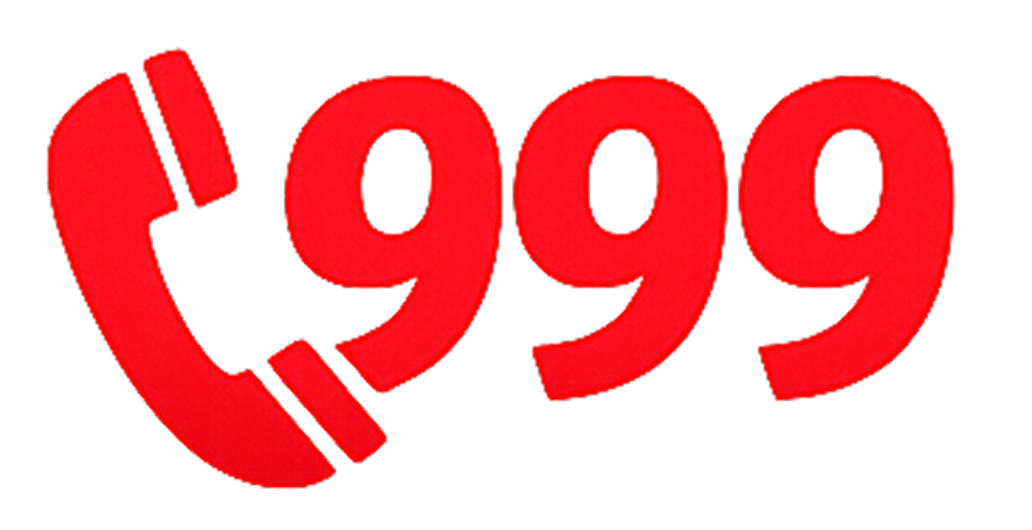 call 999 immediately icon