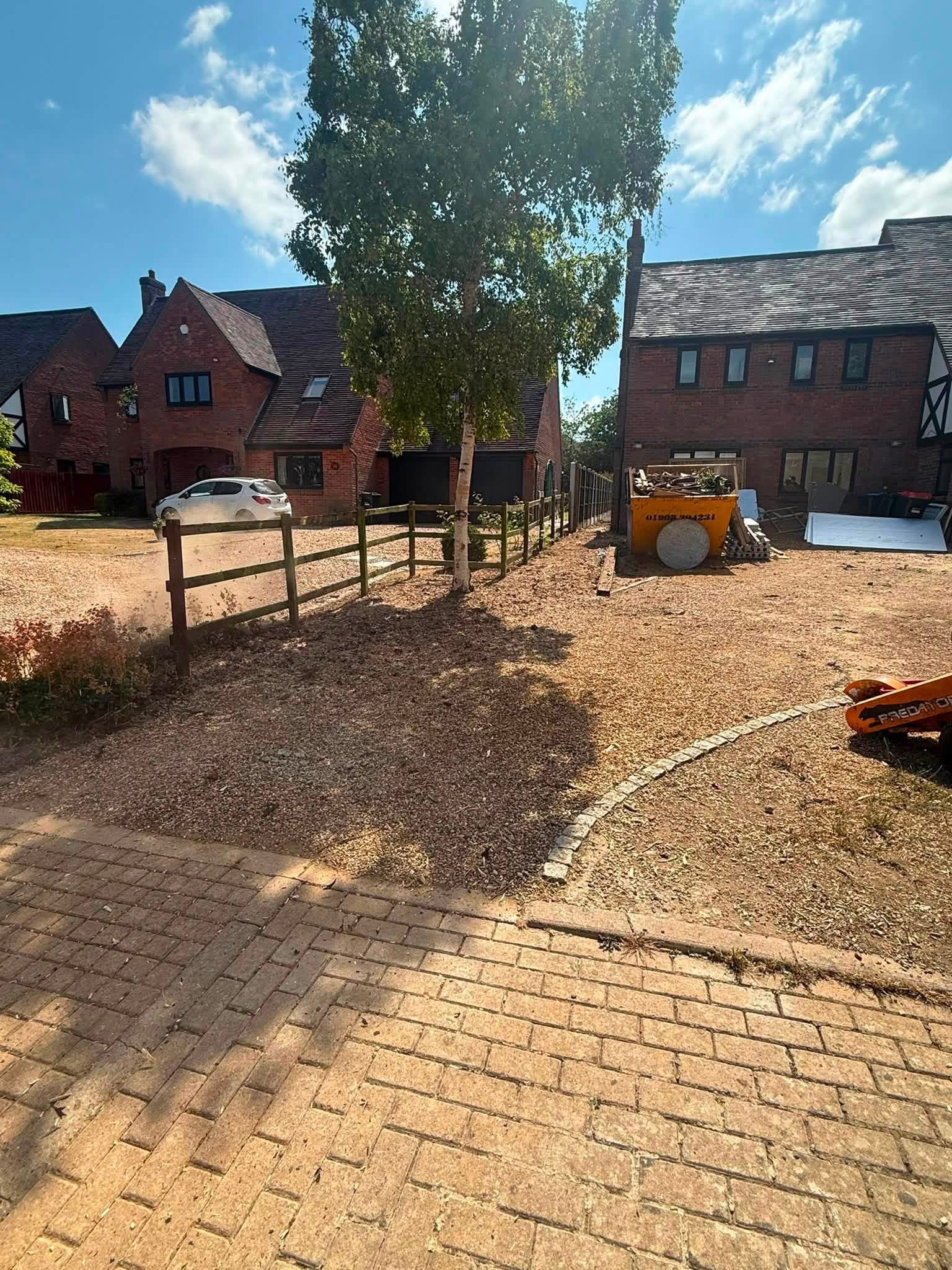 hedge removal after img